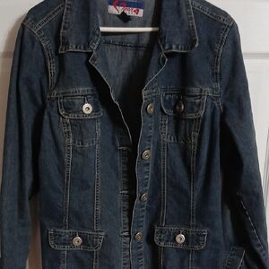 Stylish Denim Jacket with Button Details